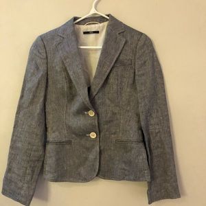Trendy Boss Linen blazer jacket size 4